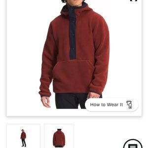 The north face hoodie size M
